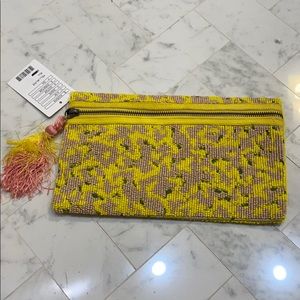 Anthropologie beaded clutch